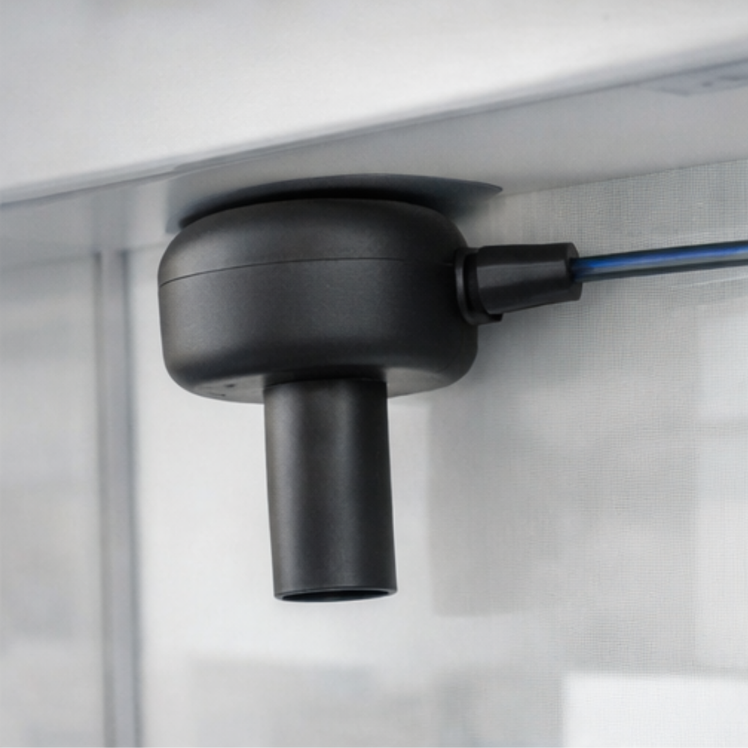 Velocity probe for laboratory fume hood