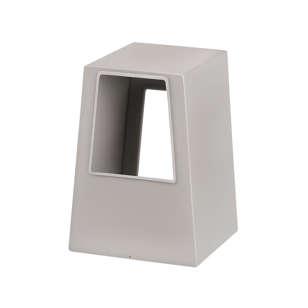Enclosed pedestal 
